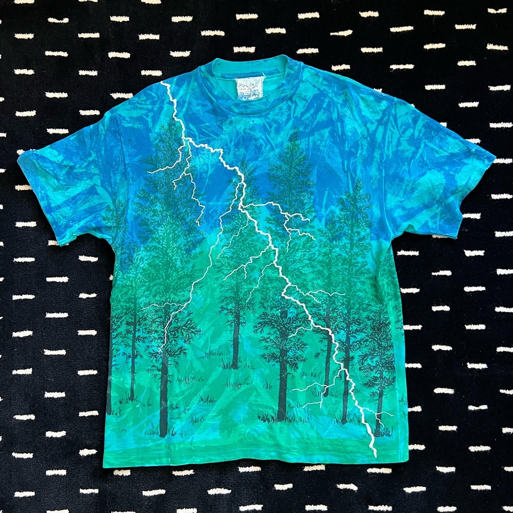 Vintage Custom Storm Print T-Shirt